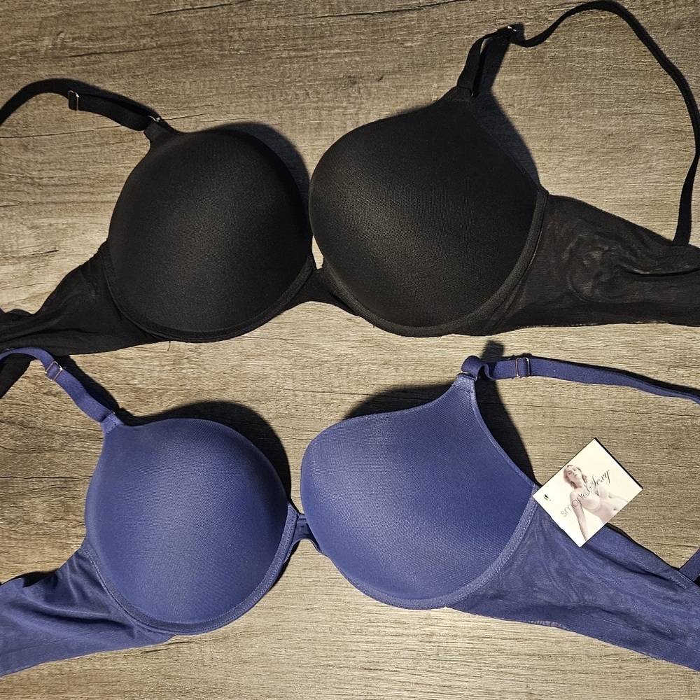 New Smart & Sexy Add 2 Cup Size Push Up Bras 38C